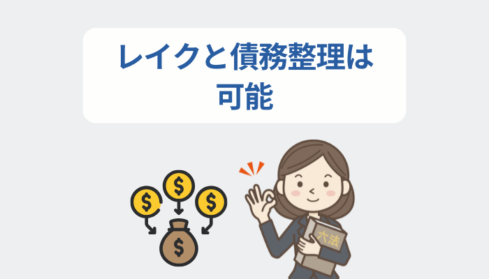 レイクと債務整理は可能